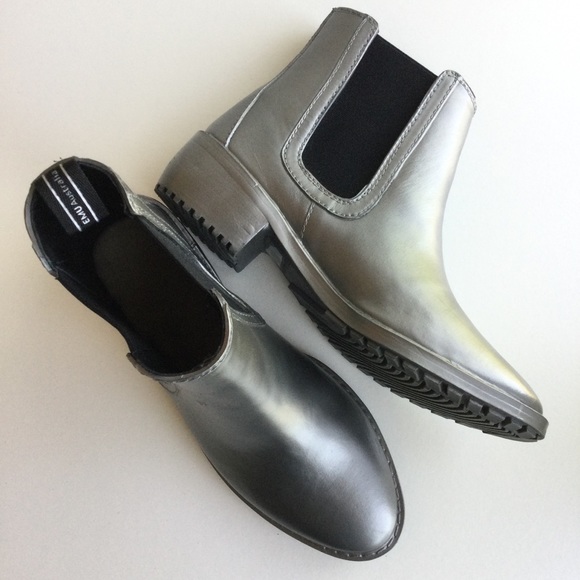 EMU Australia Ellin Waterproof Rainboot Silver Size 8 - Picture 10 of 11